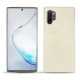 Coque cuir Samsung Galaxy Note10+ - Blanc escumo