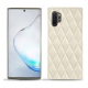 가죽 커버 Samsung Galaxy Note10+ - Blanc escumo - Couture