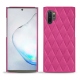 Coque cuir Samsung Galaxy Note10+ - Rose BB - Couture