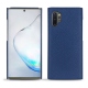 Samsung Galaxy Note10+ leather cover - Bleu frisson