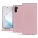 Capa em pele Samsung Galaxy Note10 - Rose ( Nappa - Pantone 2365C ) 