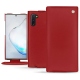 Housse cuir Samsung Galaxy Note10 - Rouge ( Nappa - Pantone 199C ) 