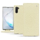 Custodia in pelle Samsung Galaxy Note10 - Ivoire ( Sleek P C12 - White ) 