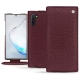 Capa em pele Samsung Galaxy Note10 - Lie de vin ( Pantone 5115C ) 