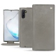 Funda de piel Samsung Galaxy Note10 - Acier vintage ( Pantone 403C ) 
