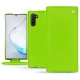 Capa em pele Samsung Galaxy Note10 - Vert fluo