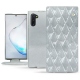Samsung Galaxy Note10 leather case - Platinium - Couture