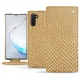 Housse cuir Samsung Galaxy Note10 - Serpent sabbia
