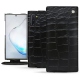 Samsung Galaxy Note10 leather case - Crocodile nero