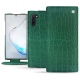 Funda de piel Samsung Galaxy Note10 - Crocodile pino