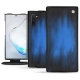 Capa em pele Samsung Galaxy Note10 - Bleu Patine