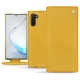 Capa em pele Samsung Galaxy Note10 - Jaune soulèu