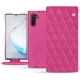 Housse cuir Samsung Galaxy Note10 - Rose BB - Couture