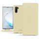 Samsung Galaxy Note10 leather case - Beige PU