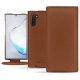 Lederschutzhülle Samsung Galaxy Note10 - Marron PU