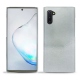 Coque cuir Samsung Galaxy Note10 - Platinium ( Pantone 877C ) 