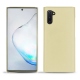 Samsung Galaxy Note10 leather cover - Beige ( Nappa - Pantone 7502C ) 