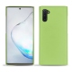 Coque cuir Samsung Galaxy Note10 - Vert olive ( Nappa - Pantone 578U ) 
