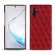 Lederschutzhülle Samsung Galaxy Note10 - Rouge - Couture ( Nappa - Pantone 199C ) 