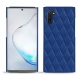 Samsung Galaxy Note10 leather cover - Bleu océan - Couture ( Nappa - Pantone 293C ) 