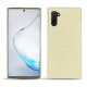 가죽 커버 Samsung Galaxy Note10 - Ivoire ( Sleek P C12 - White ) 