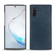 Custodia in pelle Samsung Galaxy Note10 - Jean vintage ( Roughtcut - Pantone 285U  ) 