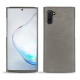 Custodia in pelle Samsung Galaxy Note10 - Acier vintage ( Pantone 403C ) 