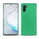Samsung Galaxy Note10 leather cover - Menthe vintage ( Pantone 562C ) 