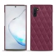 Custodia in pelle Samsung Galaxy Note10 - Prune vintage - Couture