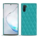 Custodia in pelle Samsung Galaxy Note10 - Bleu fluo - Couture