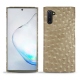 Funda de piel Samsung Galaxy Note10 - Autruche desert