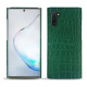 Coque cuir Samsung Galaxy Note10 - Crocodile pino