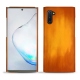 Samsung Galaxy Note10 leather cover - Orange Patine