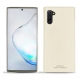 Coque cuir Samsung Galaxy Note10 - Blanc PU