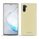 Funda de piel Samsung Galaxy Note10 - Beige PU
