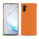 Coque cuir Samsung Galaxy Note10 - Orange PU