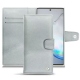 Samsung Galaxy Note10 leather case - Platinium ( Pantone 877C ) 