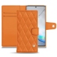Funda de piel Samsung Galaxy Note10 - Orange - Couture ( Nappa - Pantone 1495U ) 