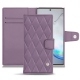 가죽 커버 Samsung Galaxy Note10 - Lilas - Couture ( Nappa - Pantone 2645U ) 