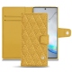 Custodia in pelle Samsung Galaxy Note10 - Mimosa - Couture ( Pantone 141C ) 