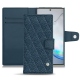 Capa em pele Samsung Galaxy Note10 - Indigo - Couture ( Pantone 303U ) 