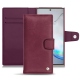 Capa em pele Samsung Galaxy Note10 - Prune vintage ( Pantone 512C ) 