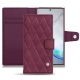 Funda de piel Samsung Galaxy Note10 - Prune vintage - Couture