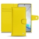 가죽 커버 Samsung Galaxy Note10 - Jaune fluo
