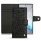 Funda de piel Samsung Galaxy Note10 - Autruche nero