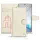 Capa em pele Samsung Galaxy Note10 - Blanc escumo