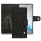 Custodia in pelle Samsung Galaxy Note10 - Negre poudro - Couture