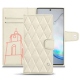 가죽 커버 Samsung Galaxy Note10 - Blanc escumo - Couture