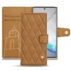 Custodia in pelle Samsung Galaxy Note10 - Castan esparciate - Couture