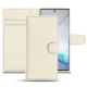 Samsung Galaxy Note10 leather case - Blanc PU